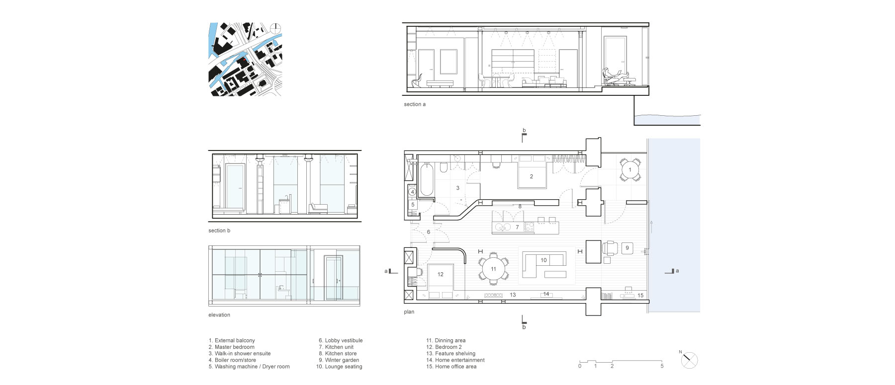 House 015: apartment in an industrial building, Manchester