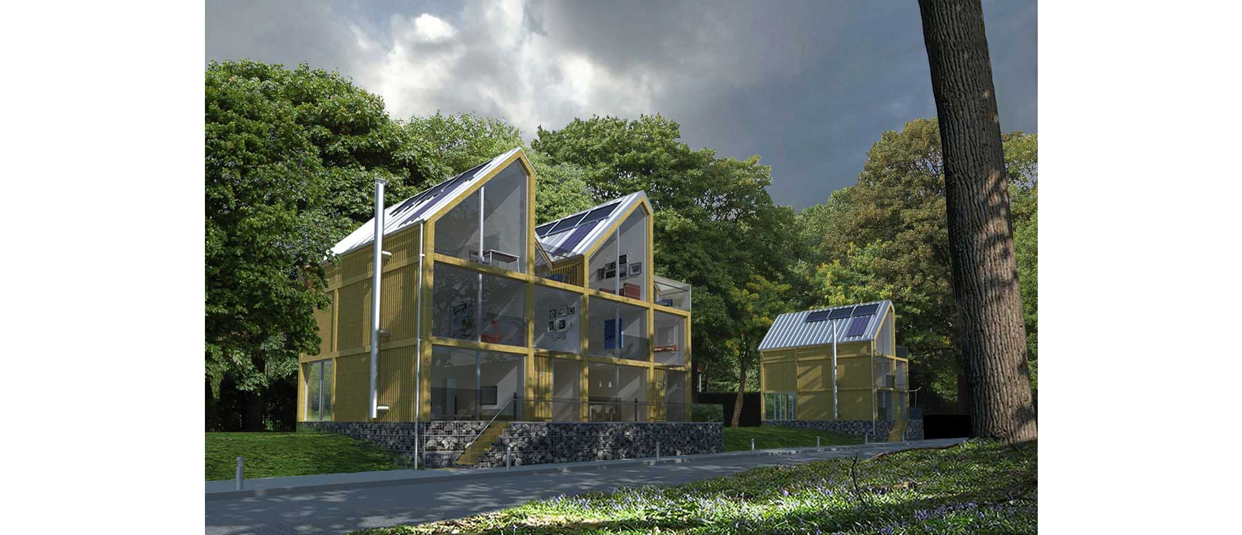 Housing 080: woodland housing development