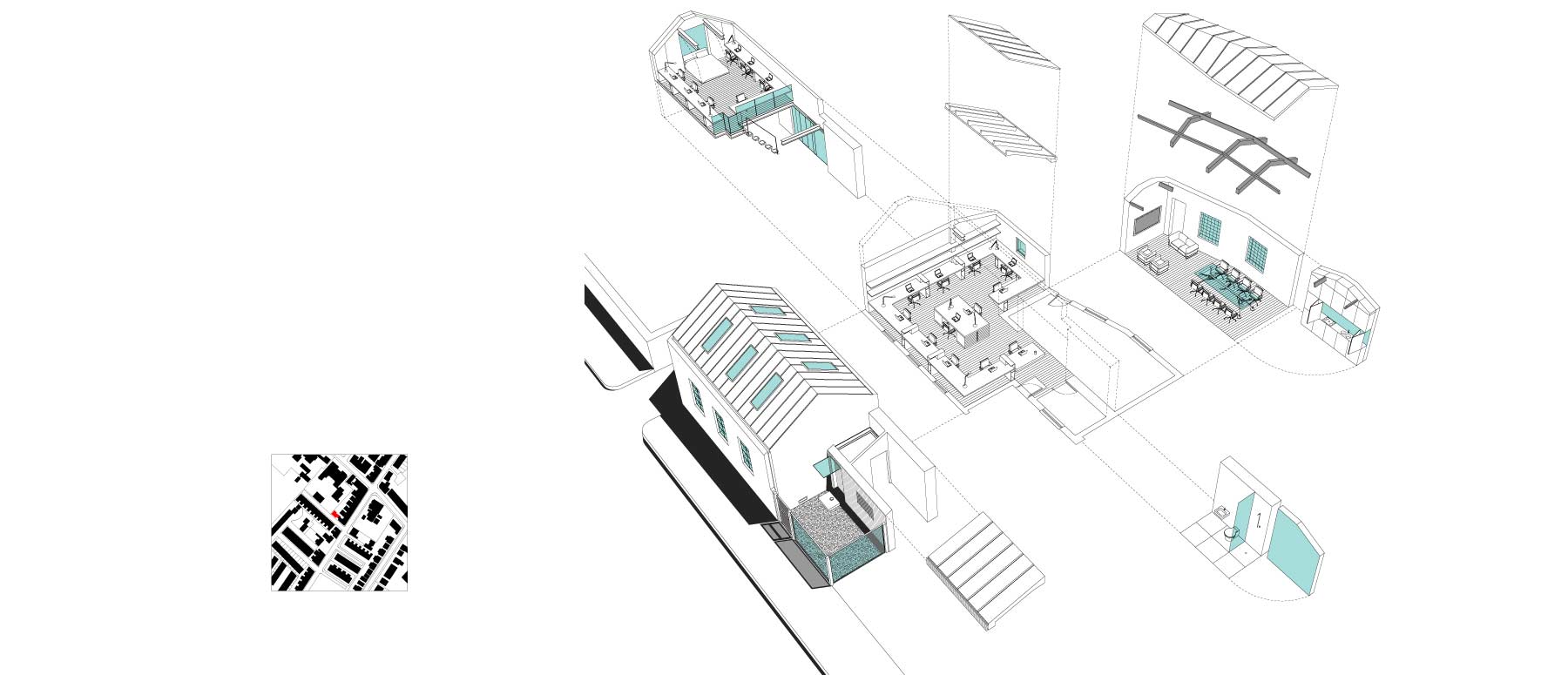 The Old Bakery, Andrew Wallace Architects studio, West Didsbury