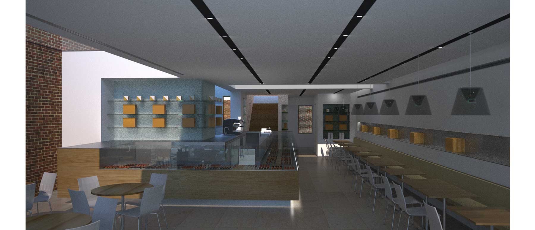 Café Gourmand interior, Hale, Cheshire