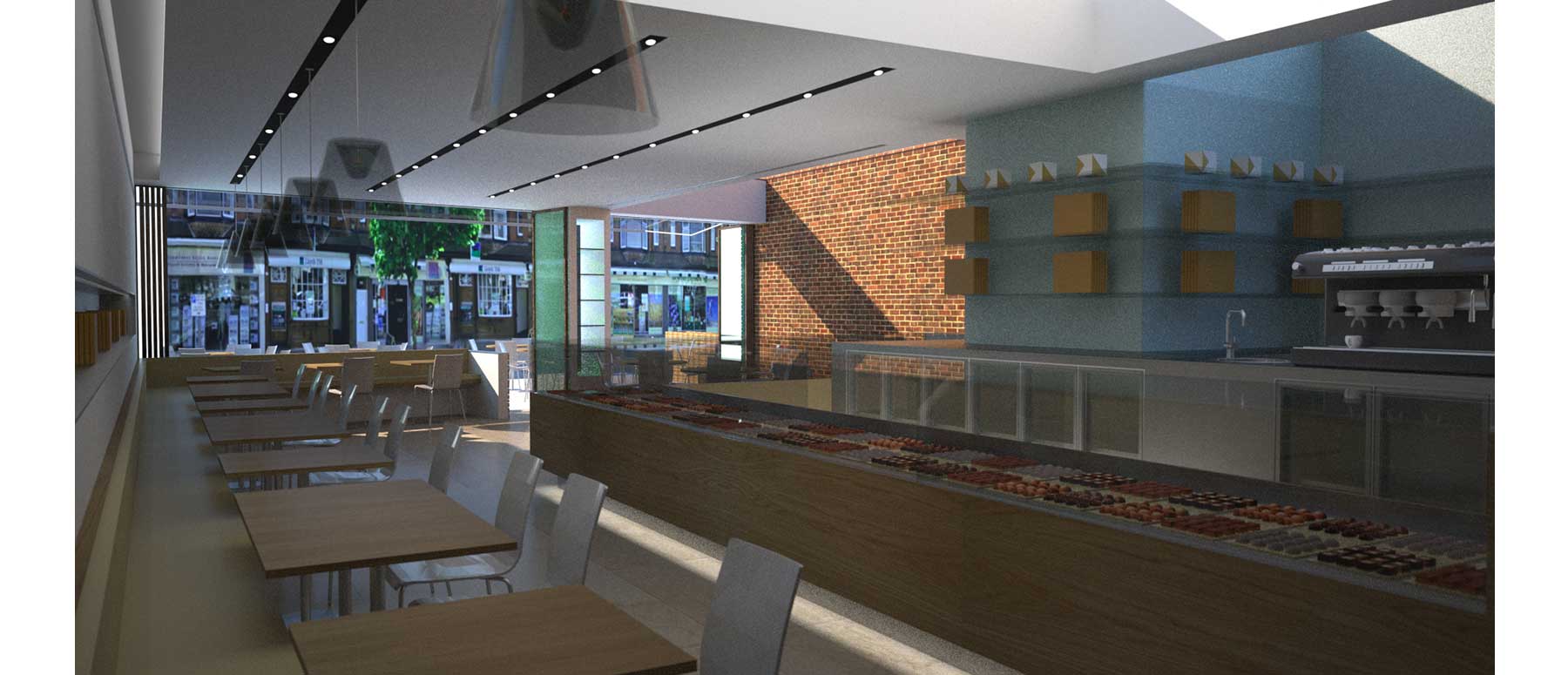 Café Gourmand interior, Hale, Cheshire