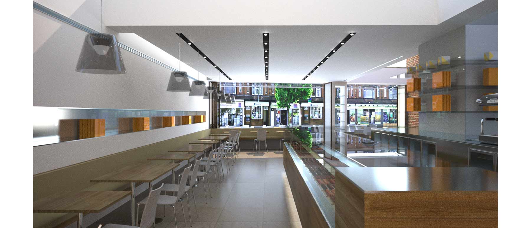 Café Gourmand interior, Hale, Cheshire