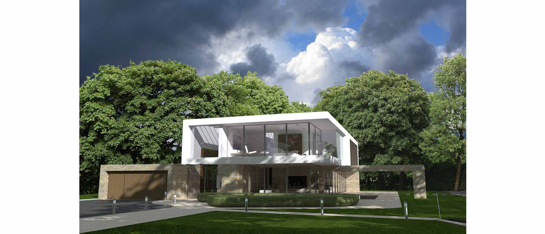 House 117: new build family home with pool house, Bolton