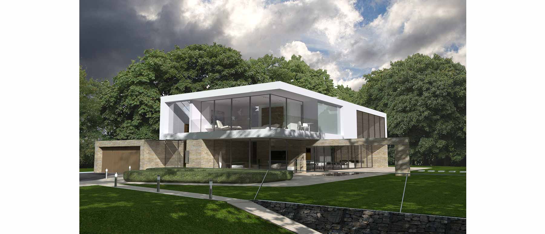 House 117: new build family home with pool house, Bolton