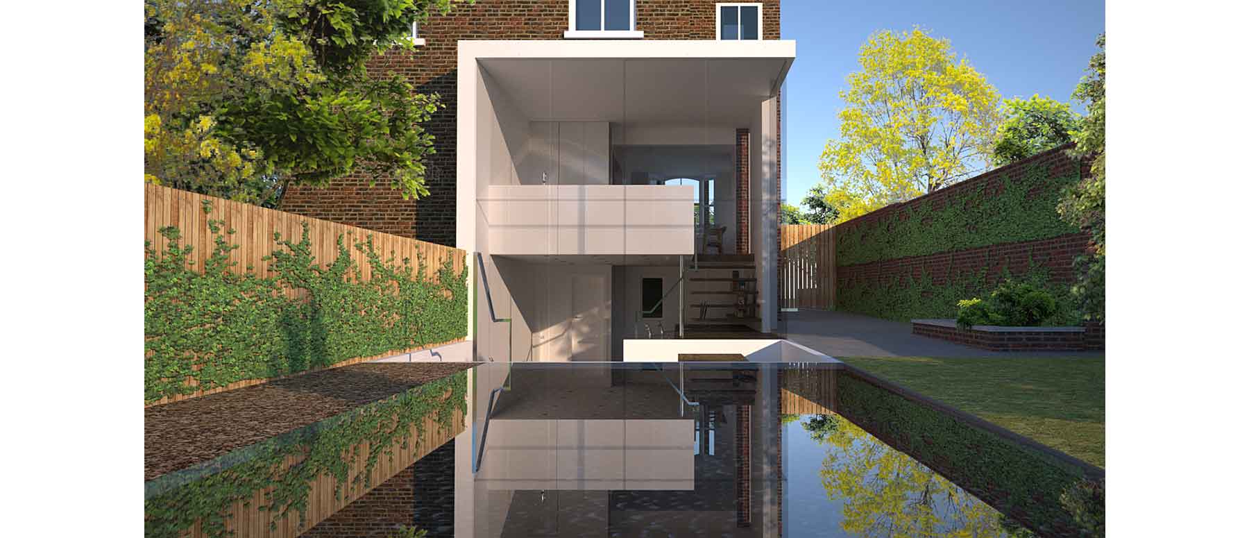 House 135: glazed rear extension to a Victorian house, Manchester