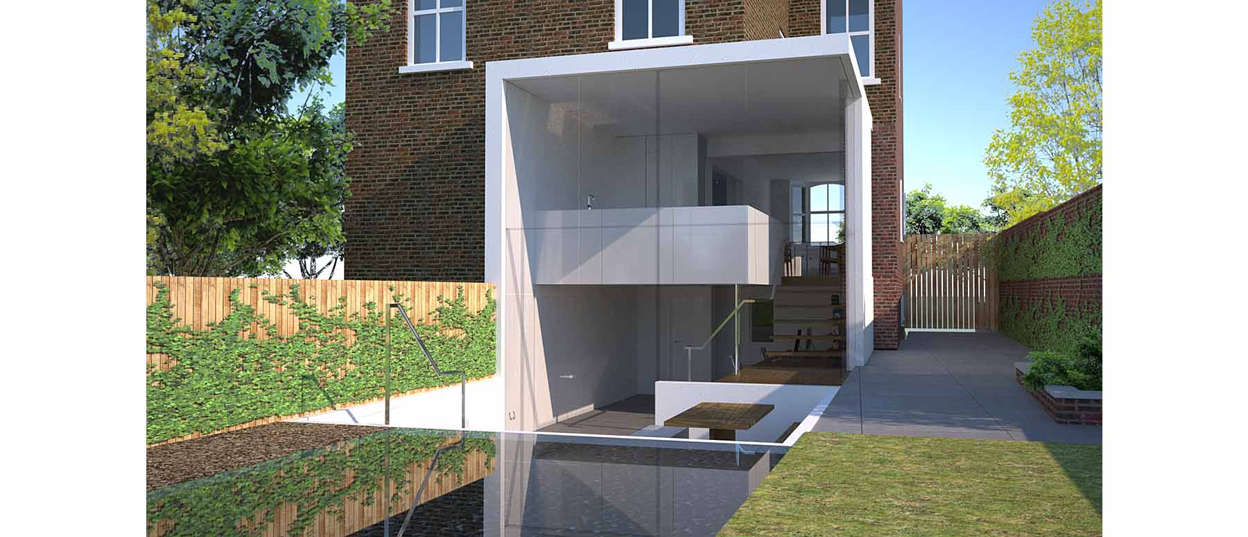 House 135: glazed rear extension to a Victorian house, Manchester