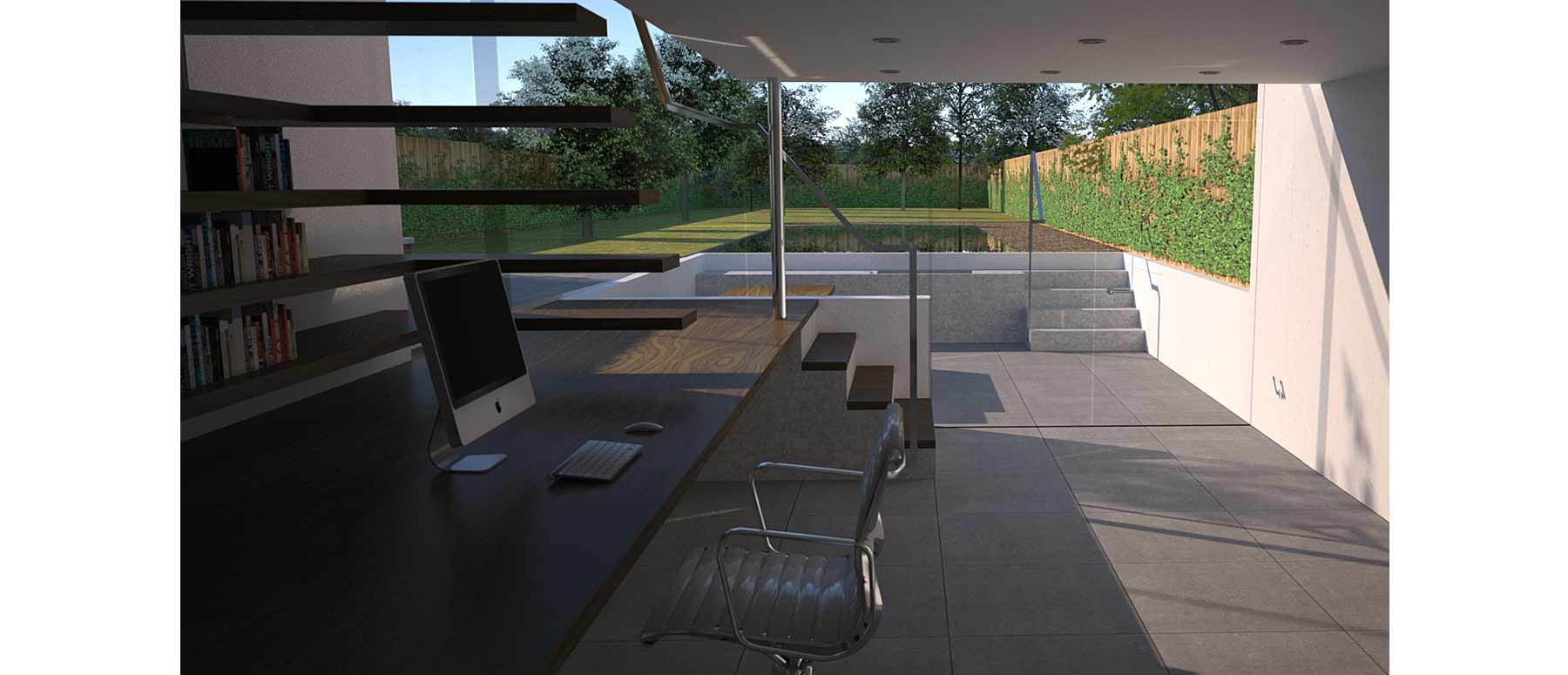 House 135: glazed rear extension to a Victorian house, Manchester