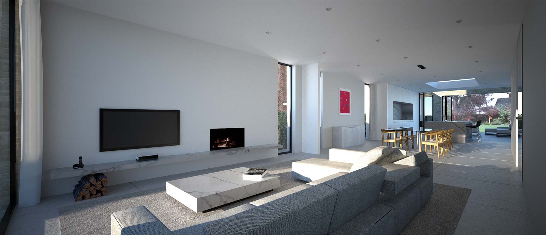 House 182: contemporary new build house with pool, Manchester