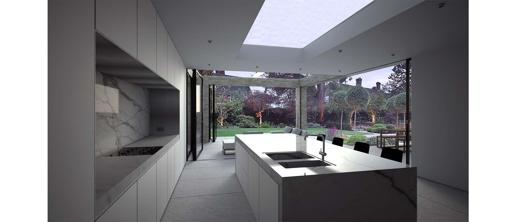 House 182: contemporary new build house with pool, Manchester