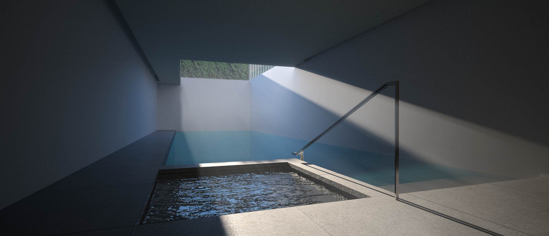 House 182: contemporary new build house with pool, Manchester