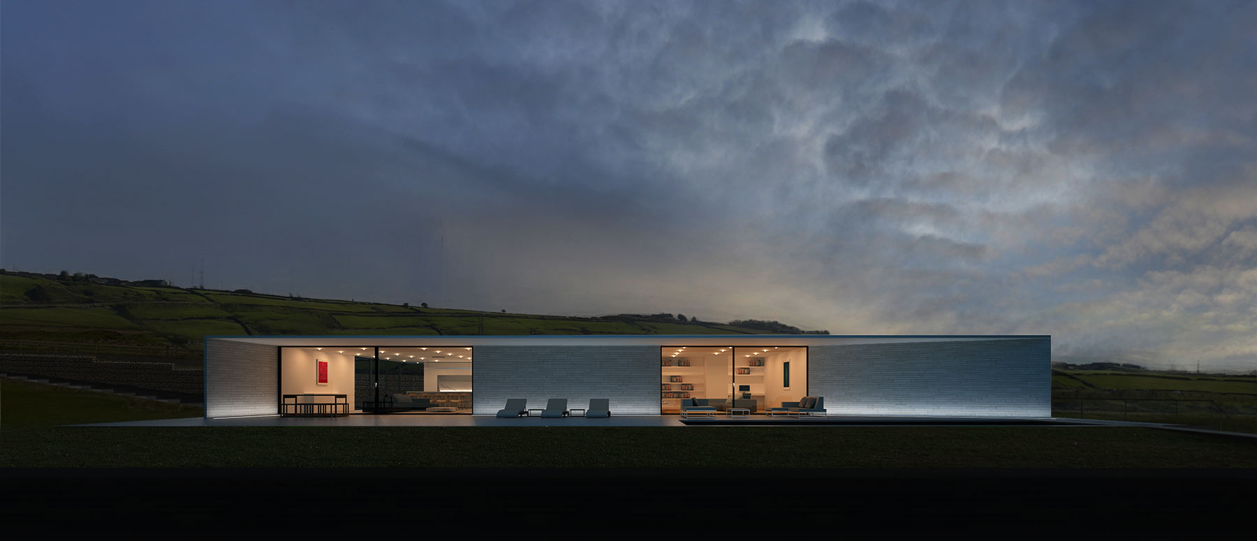 House 191: contemporary new build house in the green belt