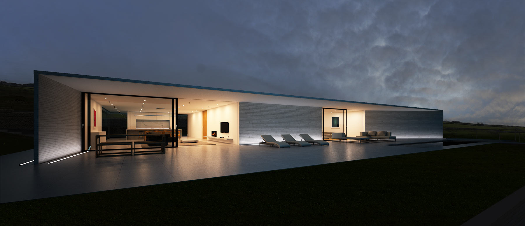House 191: contemporary new build house in the green belt