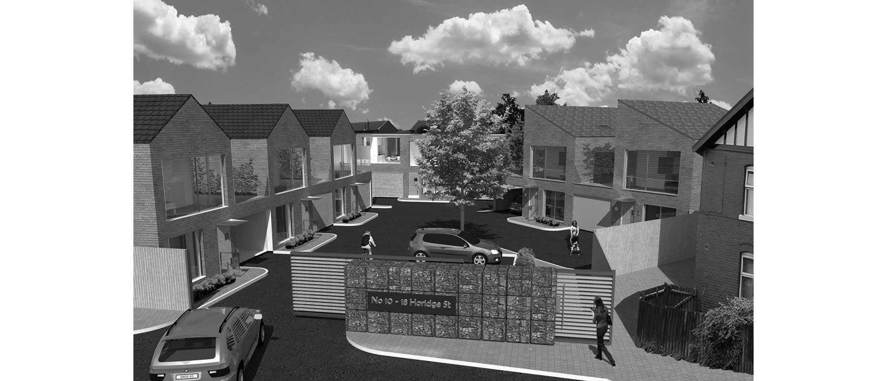 Housing 093: brownfield housing scheme