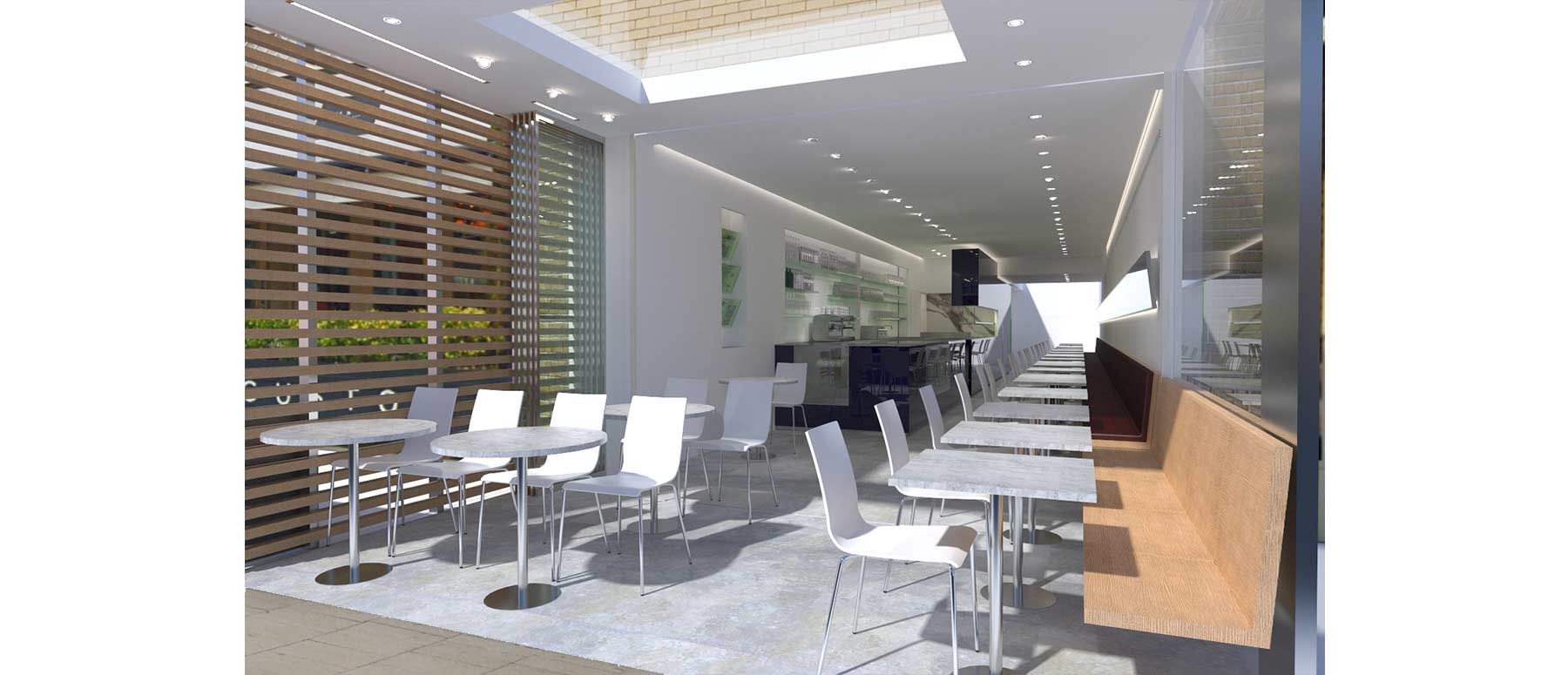 Prego café bar interior
