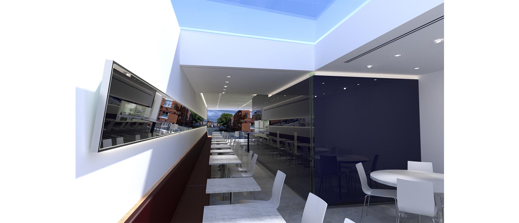 Prego café bar interior