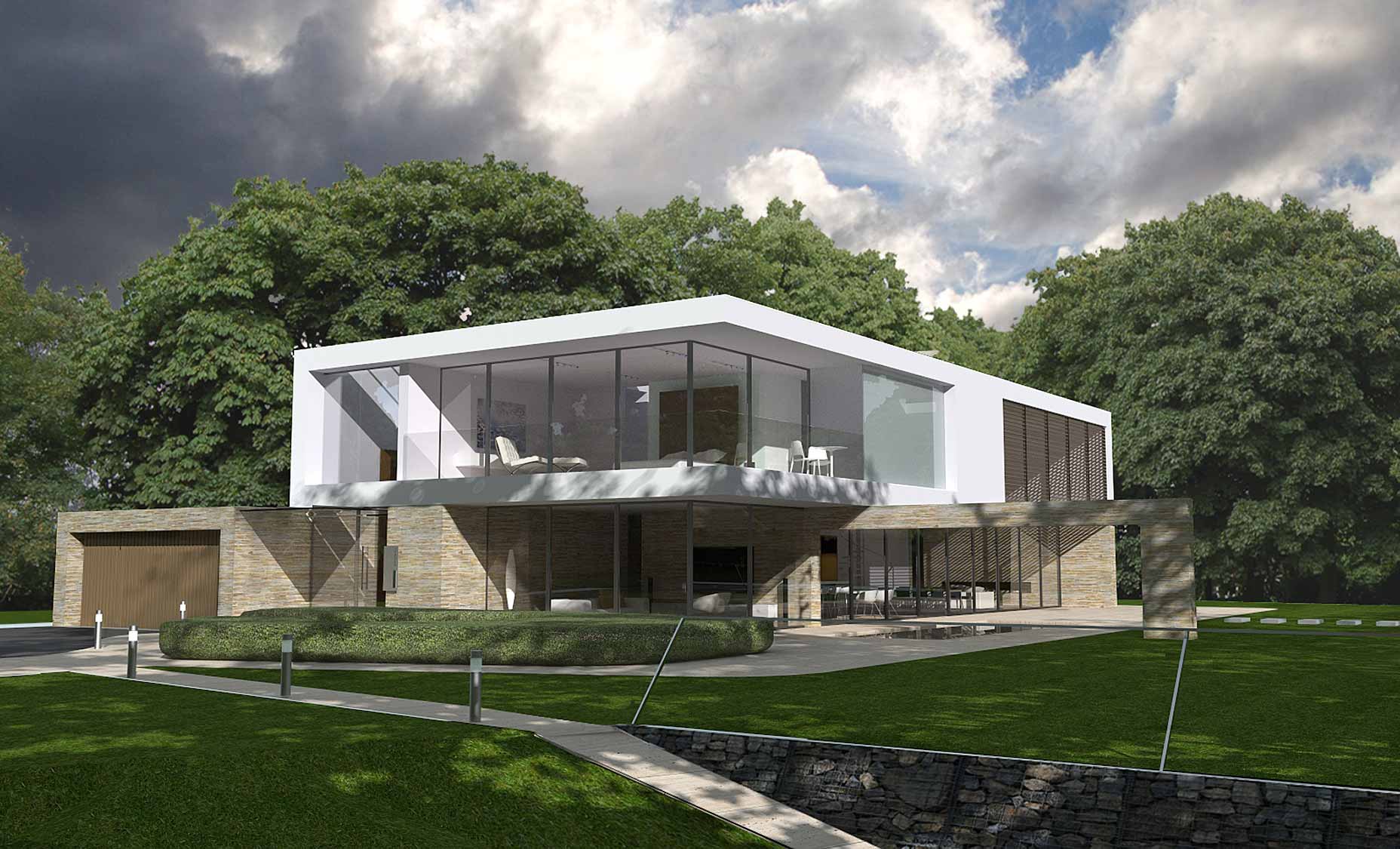 House 117: new build family home with pool house, Bolton