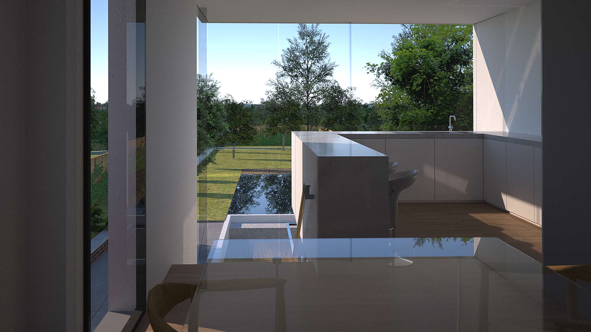 House 135: glazed rear extension to a Victorian house, Manchester