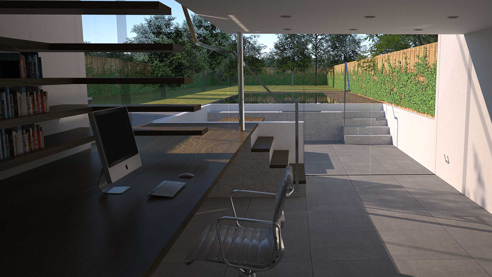 House 135: glazed rear extension to a Victorian house, Manchester