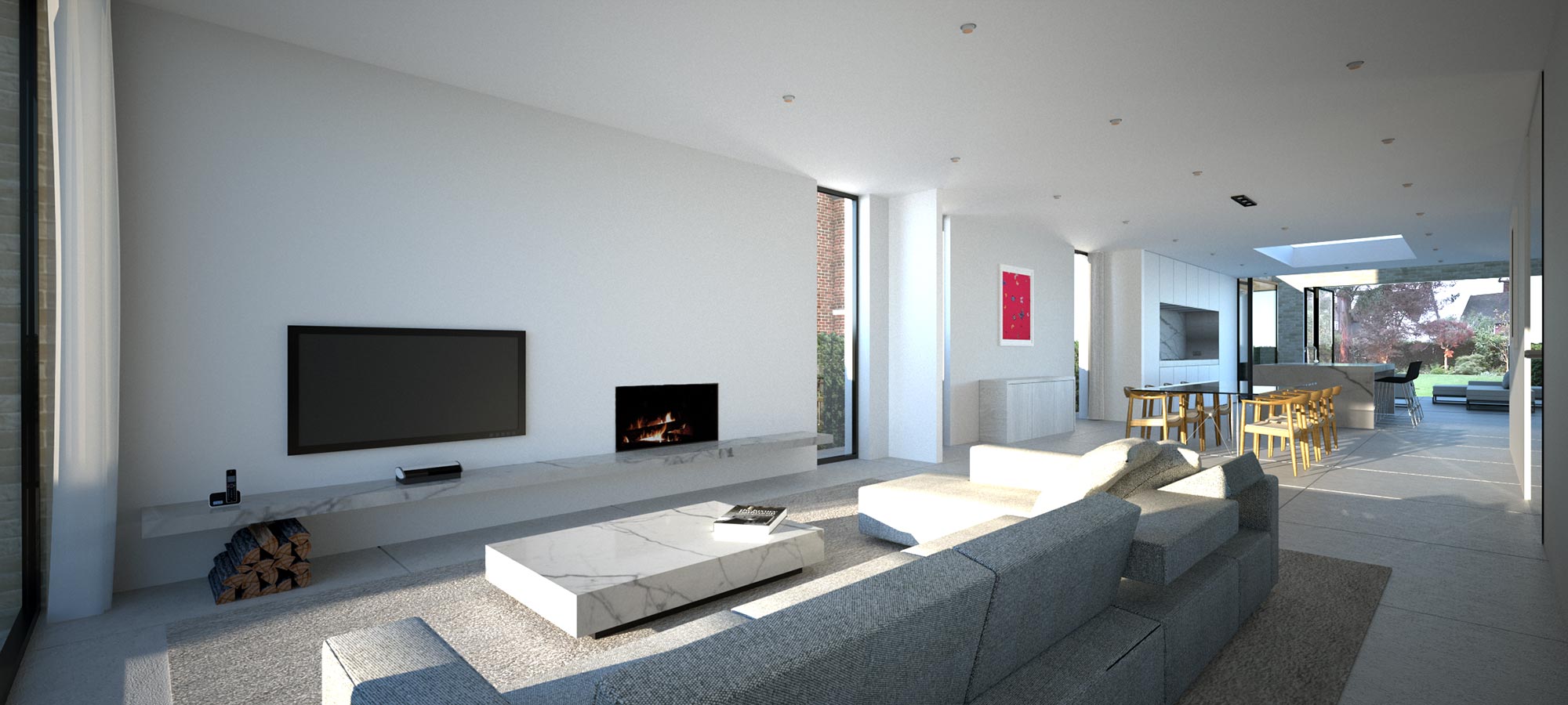 House 182: contemporary new build house with pool, Manchester