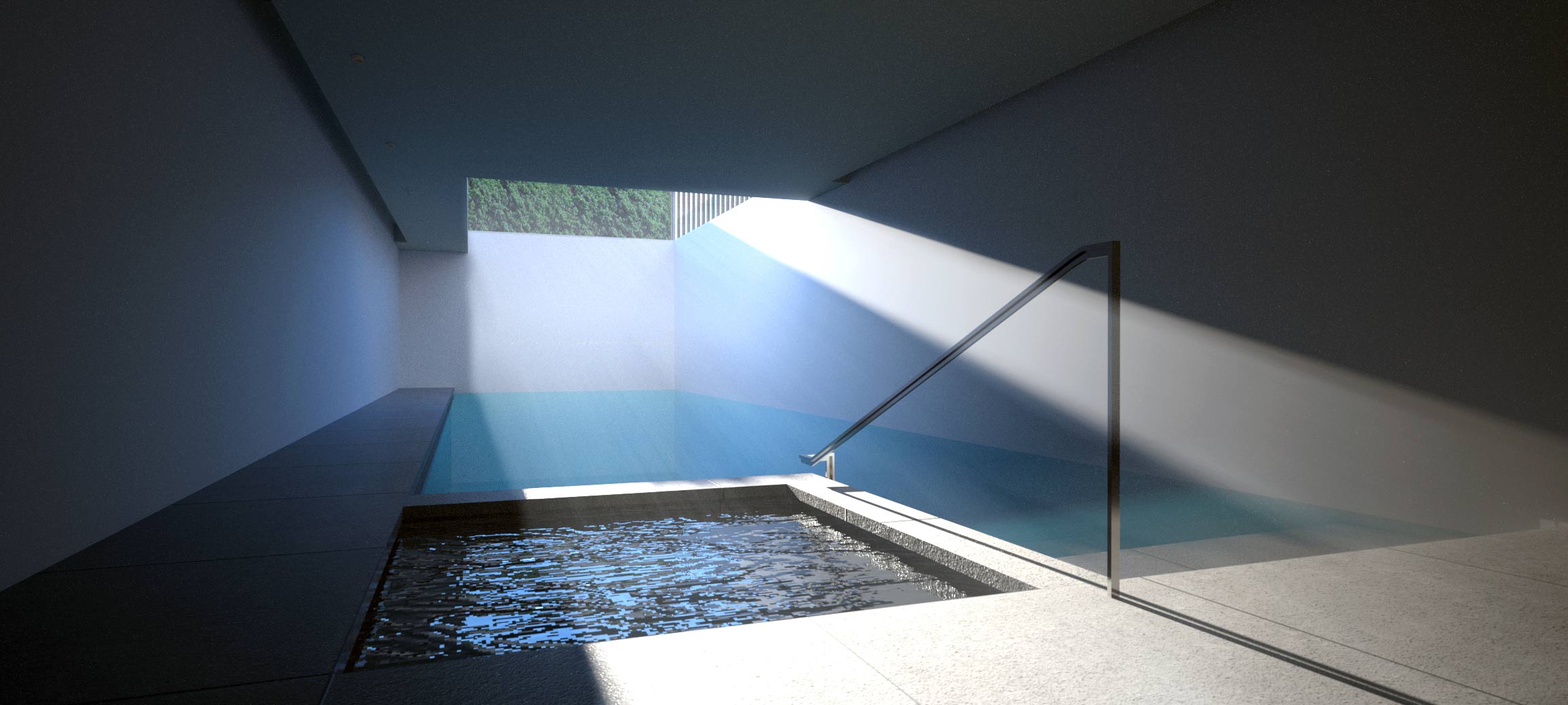 House 182: contemporary new build house with pool, Manchester
