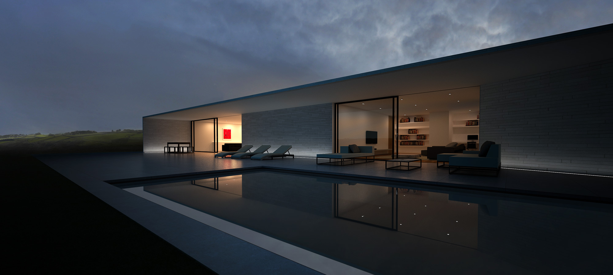 House 191: contemporary new build house in the green belt