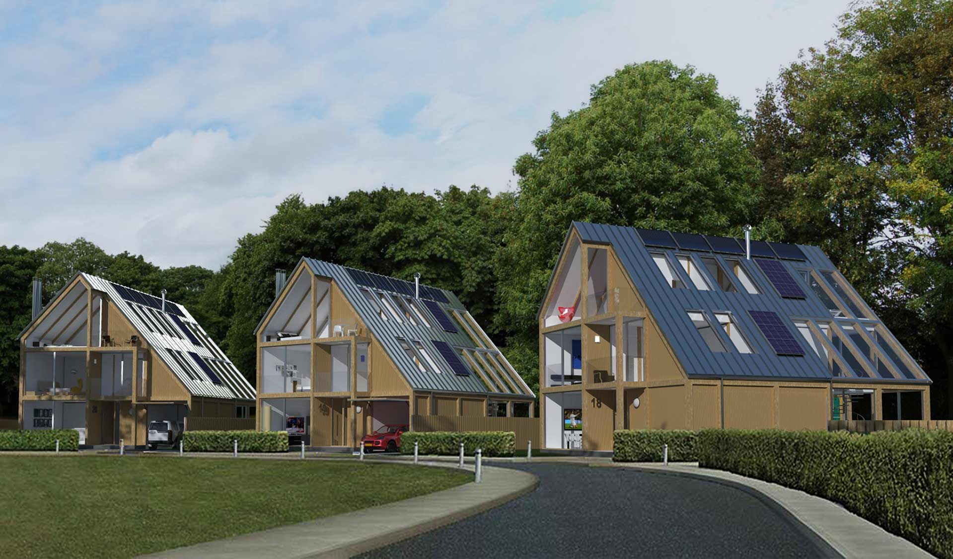 Housing 080: woodland housing development