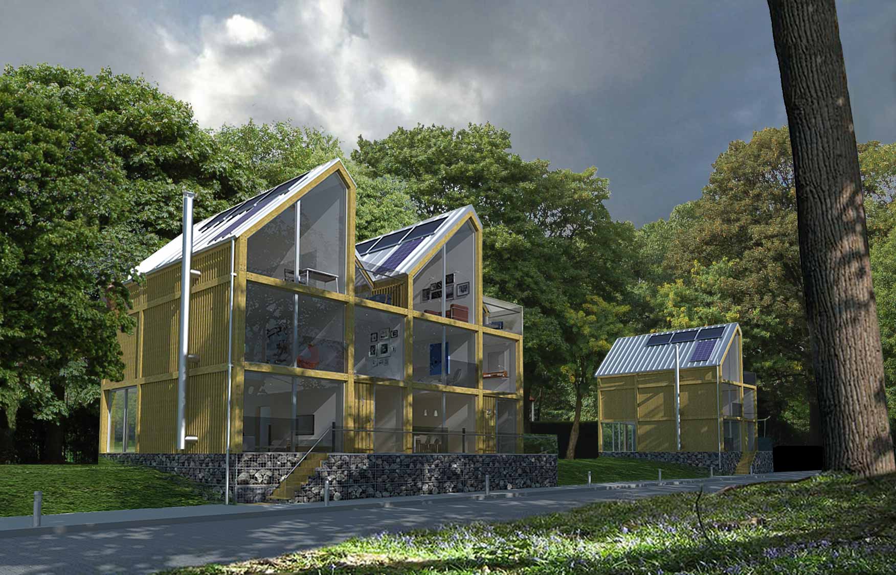 Housing 080: woodland housing development