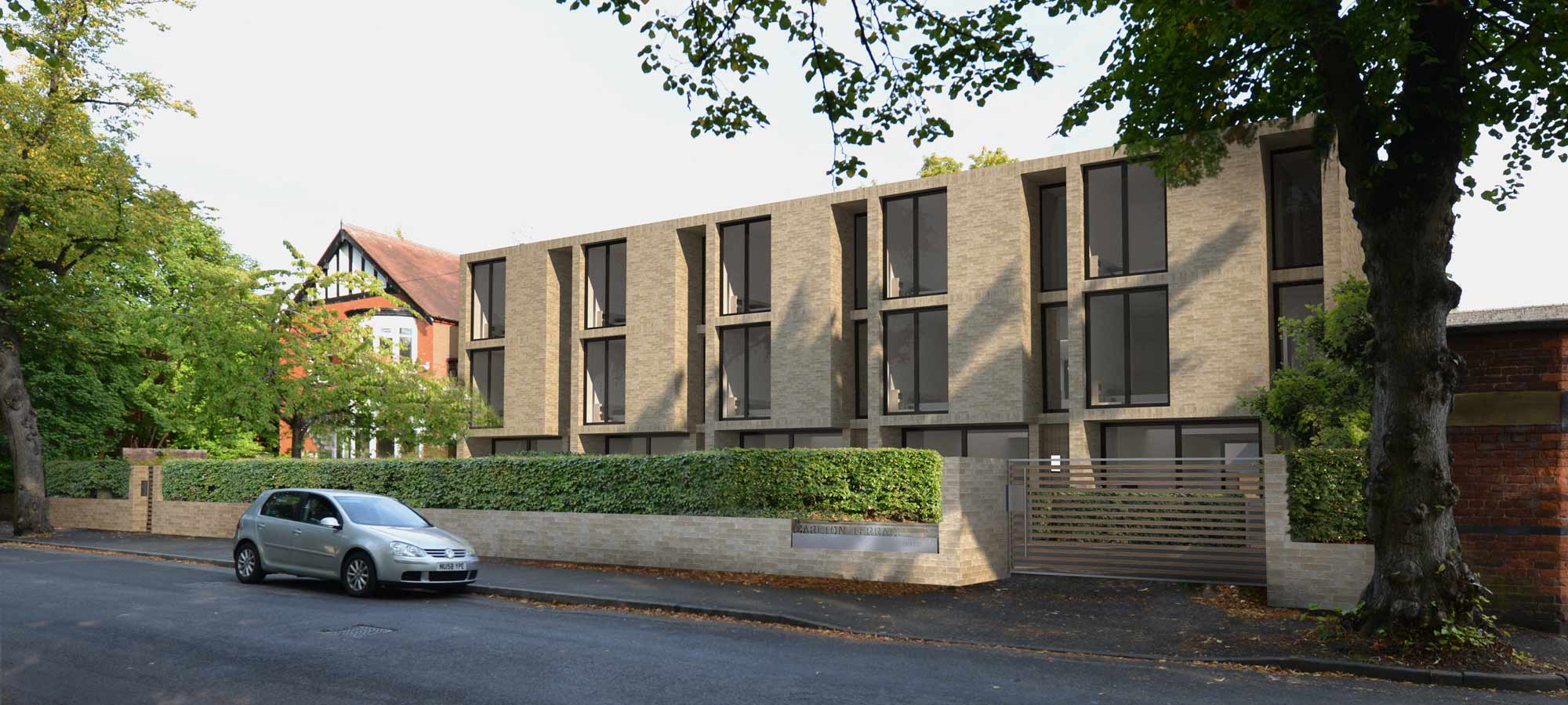 Housing 175: terrace of five houses, Manchester