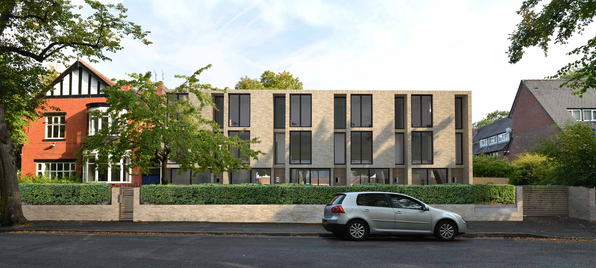 Housing 175: terrace of five houses, Manchester