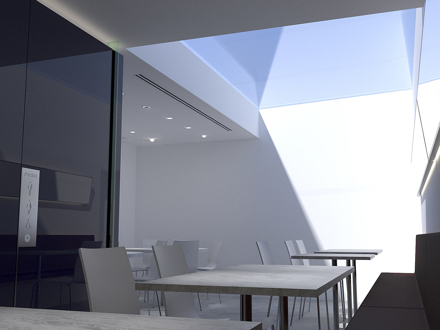 Prego café bar interior